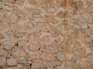 Stone wall as a background or texture. Part of a stone wall.