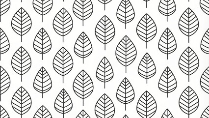 Floral leaf repeat background pattern design