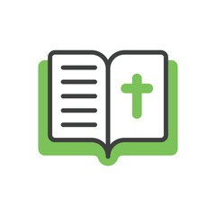 Bible vector icon