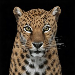 Obraz premium Leopard portrait