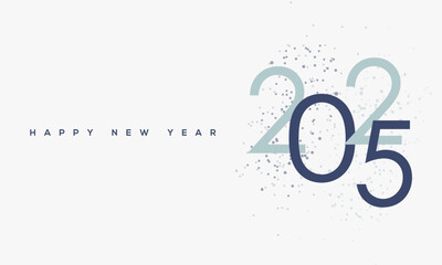 2025 Happy New Year greeting Card