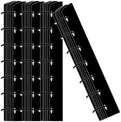 diary illustration book silhouette paper logo notebook icon note outline education office school memo message planner textbook cover stationery shape organizer binder sheet for vector graphic