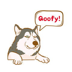 Husky Goofy