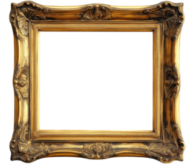 antique gold picture frame, vintage antique golden picture frame