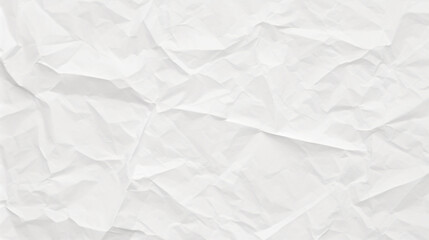 Obraz premium white crumpled paper background texture