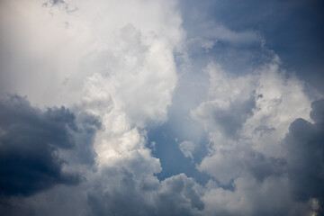 Heavy clouds - stormy weather sky background