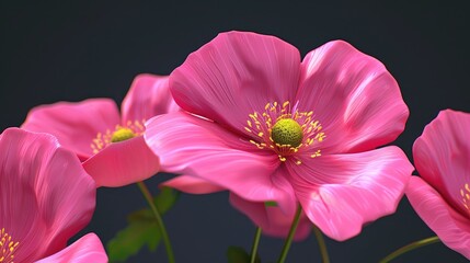 Pink poppies