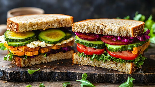 healthy vegetarian sandwich options showcasing variety and creativity