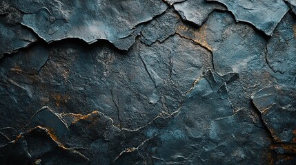 Dark Blue Stone Texture: Rugged and mysterious, this image showcases the deep, textured surface of dark blue slate.