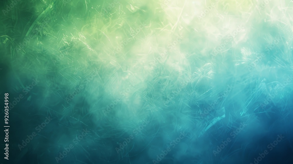 Fototapete design projects gradient background with shades of blue and green blending smoothly