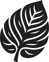 A leaf silhouette. A leaf is a flat, green plant organ vital for photosynthesis, gas exchange, and transpiration.