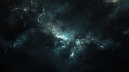 Obraz premium A dark, cosmic background with stars and galaxies, ideal for celestial and dreamy designs