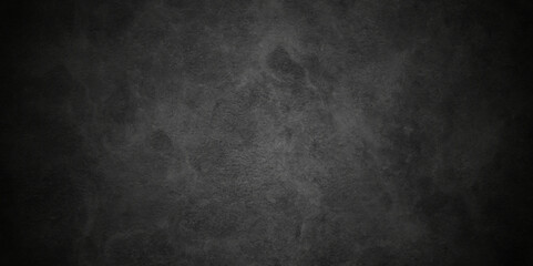 Fototapeta premium Black and white background wall grunge backdrop textured. Wall texture on black. dark black background vintage Style background with space . gray dirty concrete background wall grunge cement texture.