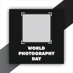 World photography day post template