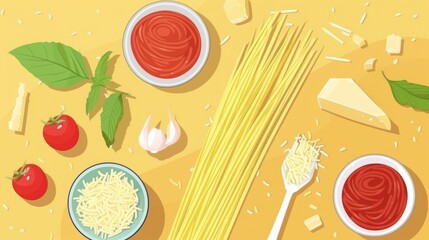 Ingredients for a Delicious Spaghetti Dish