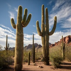 big Green Cacti arizona desert cactus 
