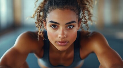 Close-Up Portrait of a