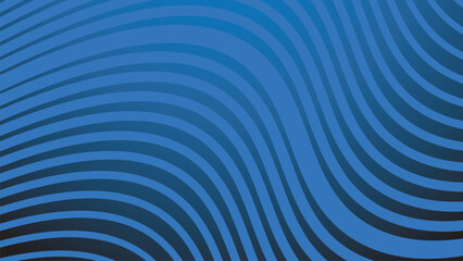 Blue gradient background with stripes curve line for backdrop or presentation