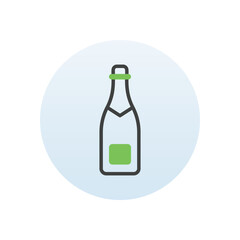 Champagne vector icon