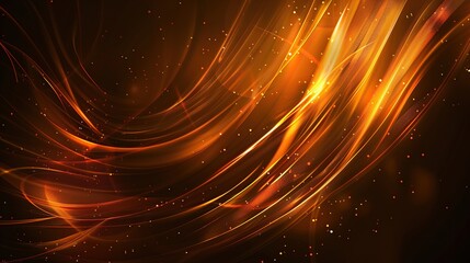 Obraz premium Abstract Orange and Yellow Lights