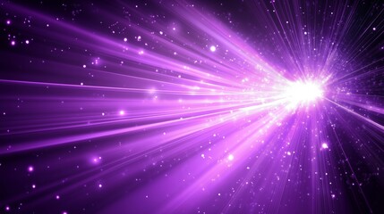 Fototapeta premium Stunning Abstract Design Featuring Radiant Purple Light Rays