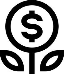 money growth icon