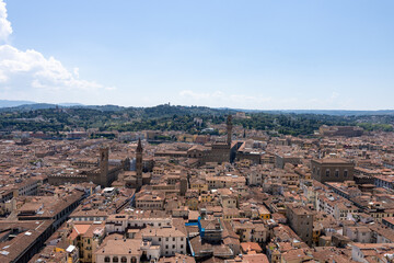 Obraz premium Vue aérienne de Florence depuis le Duomo