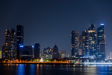 Night view of Qingdao City