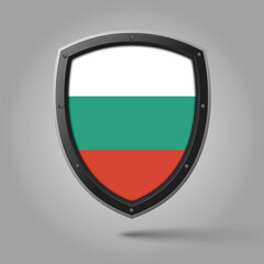 National Shield of BULGARIA Flag with Original color