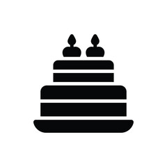 Cake vector icon
