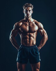 Obraz premium Chiseled Strength: The Ultimate Male Physique