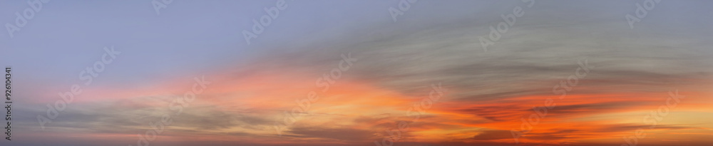 Wall mural abstract motion sunset sky background