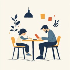 Father and Daughter Spending