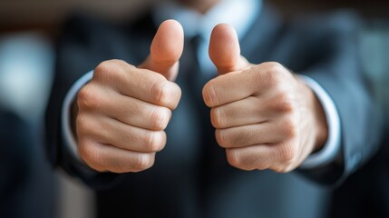 Close-up of a Man's Hands