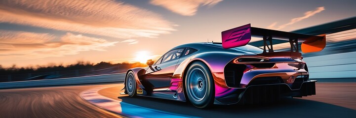 Naklejka premium close up super sports car