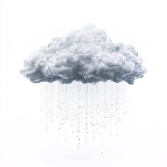 3D Cloud with Rain