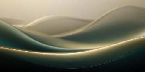 Fototapeta premium Technology digital wave background concept. curved wave in motion colorful gradient design on background