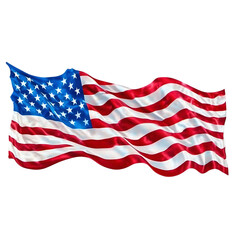 Fototapeta premium american flag waving