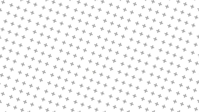 Medical Doctor Plus Cross Pattern Video Background Texture Motion Animation For Healthcare Concept
