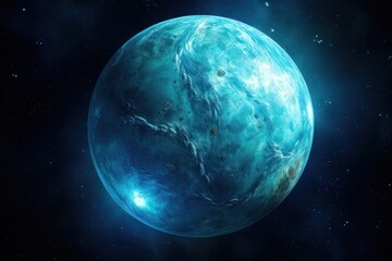 Fototapeta premium Uranus planet space astronomy.