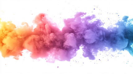 Abstract Colorful Smoke Effect