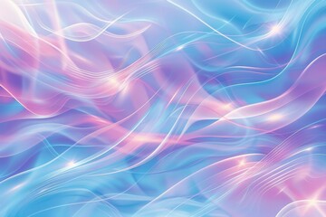 Fototapeta premium Holographic refraction background with reflections and iridescent effect