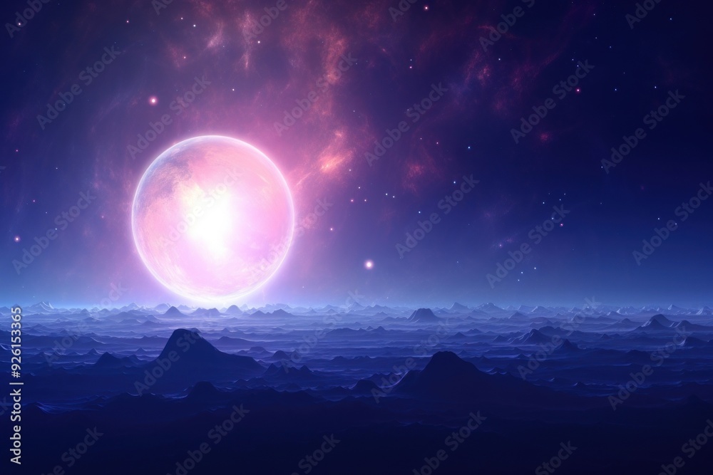 Canvas Prints naptune planet universe space astronomy.