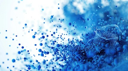 Abstract Blue Spheres