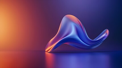 3D rendering in Dreamworks style featuring an audio wave, AI intelligence, a SaaS platform, and a sleek executive profile, all set against a neon gradient background. --ar 169 --v 6.0 --s 750.