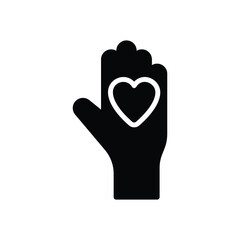 Volunteering vector icon