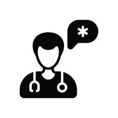 Medical Consultation vector icon