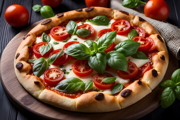 pizza with vegetables