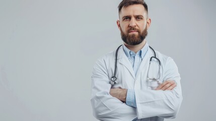 The professional bearded doctor