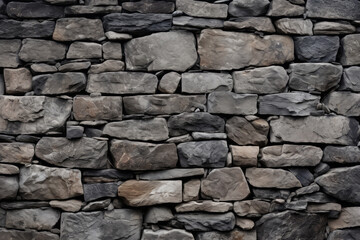 Obraz premium Processed collage of old medieval stone wall texture in daylight. Background for banner